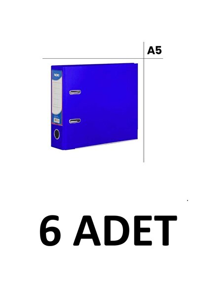 Noki 6 Pieces Telegraph A5 Plastic Folder Wide Telegraph Folder