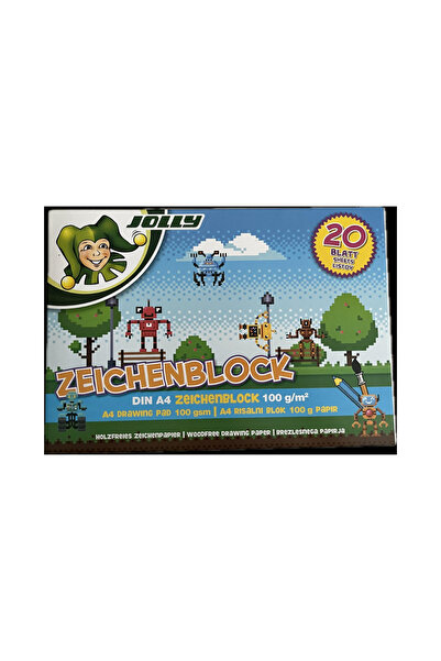 Jolly Bloc de desen Minecraft A4 9670-0014