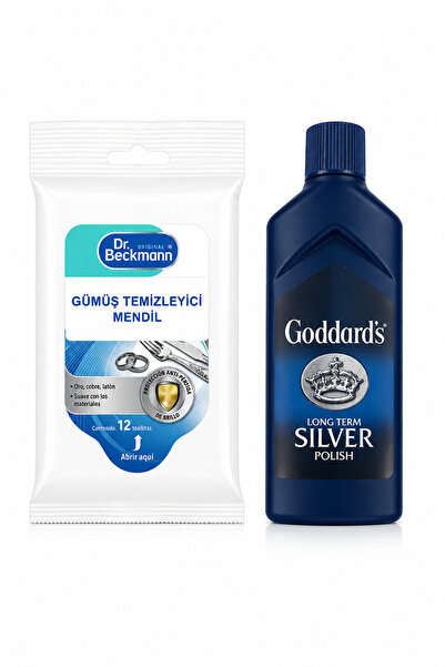 Dr.Beckmann Dr. Beckmann Gümüş Temizleme Mendili 12'li +Goddard's 125 ml Gümü...