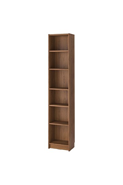 IKEA Modern Kahverengi Kitaplık 40x28x202 cm - Salon/Çalışma Odası Dolabı