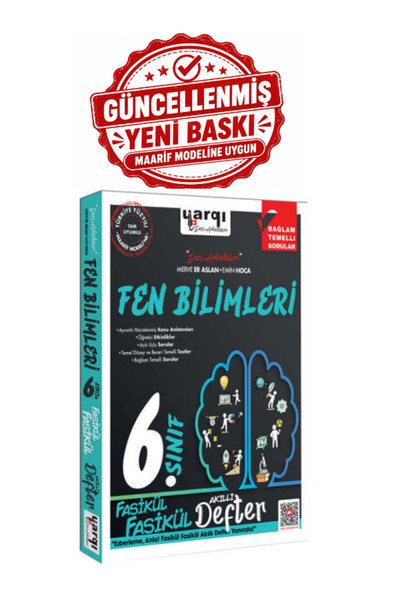 Yargı Yayınları Yargı Ders Arkadaşım 6.Sınıf Fen Bilimleri Fasikül Fasikül Ak...