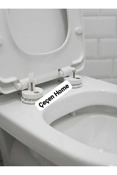 ÇEÇEN HOME Klozet Kapağı Menteşe Vidası Ayarlanabilir Yuvarlak Kapak Sabitlem...