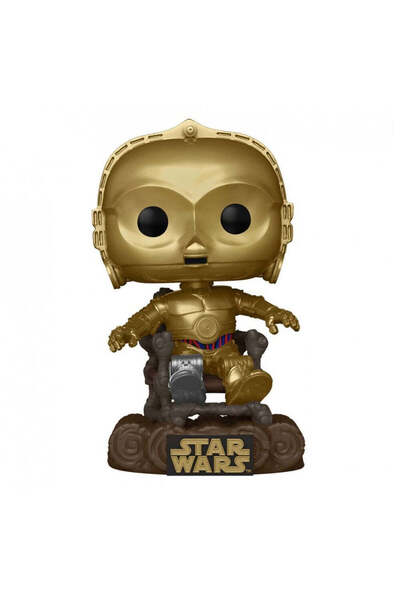 Funko Pop! Movies: Star Wars- Return of the Jedi 40th C3P0 in Chair