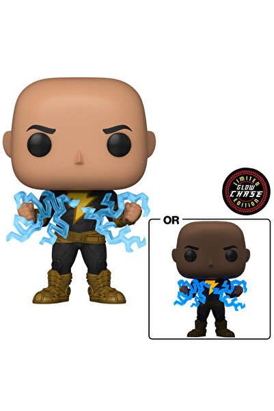 Funko بوب! دي سي: بلاك آدم - بلاك آدم مع لايتنينج وتشيس (يتوهج)