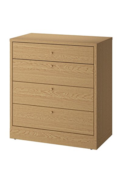 IKEA Modern Kahverengi 4 Çekmeceli Şifonyer 82x47x90 cm - Yatak Odası Dolabı