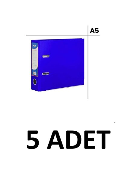 Noki 5 bucăți Dosar din plastic Telegraph A5 Dosar lat Telegraph