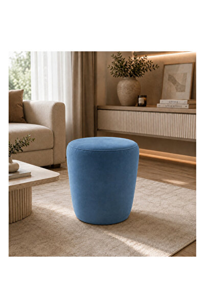 OEM Taburet Nubo, 45x45 cm, culoare Albastru oceanic