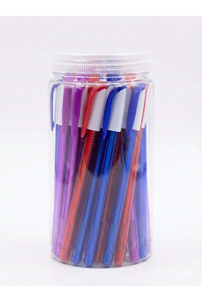 Generic 30-Pack Clip-on Ballpoint Pens, 0.5mm Fine Point, Smooth Writing Blue...