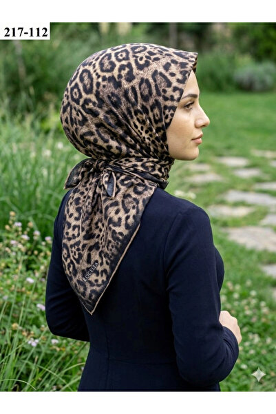 locella Lo'cella Soft Pamuk Eşarp (Leopar Desen) 217-112