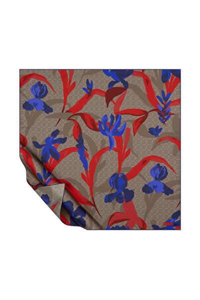 ipekevi Μεταξωτό μαντήλι Saks Blue Mono Esinti Tivil