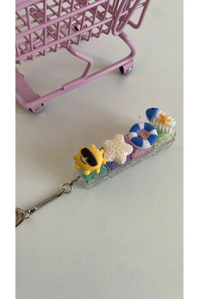Sakura Konsept Butik 4-Piece Cute Charms Light-Up Clicker Stress Relief Toy w...
