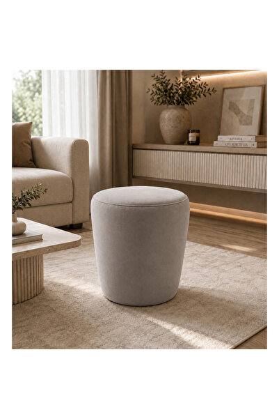 OEM Taburet Nubo, 45x45 cm, culoare Gri antracit