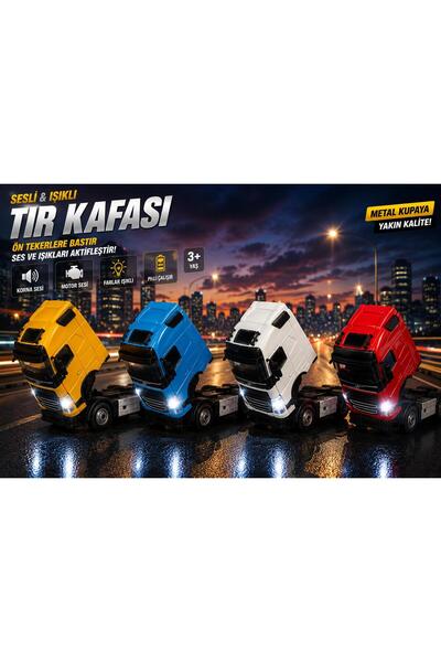 ToyzMarket sesli ışıklı 1/64 ölçek tır kafası 12 cm