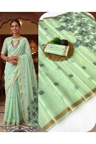 ViViRaSmi Generic Soft Silk Cotton Saree for Women with Zari Border| Fall & P...
