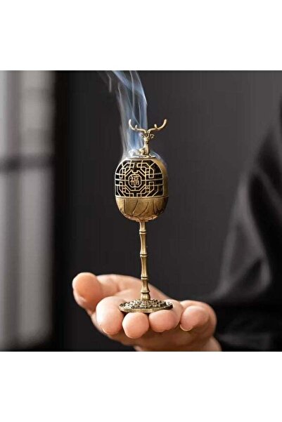 ViViRaSmi Elegant Metal Incense Burner, Decorative Holder for Sticks & Cones,...