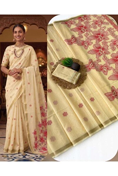 ViViRaSmi Generic Soft Silk Cotton Saree for Women with Zari Border| Fall & P...