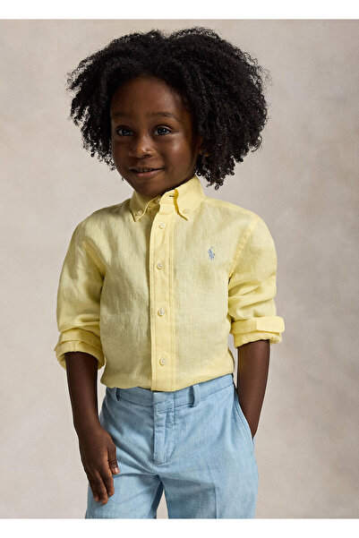 Polo Ralph Lauren Yellow Boy's Linen Shirt
