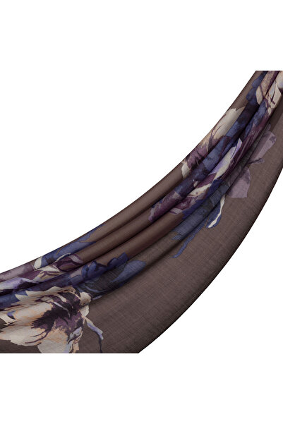 ipekevi Σάλι από τένσελ με μοτίβο αναγέννησης σε απαλό λιλά