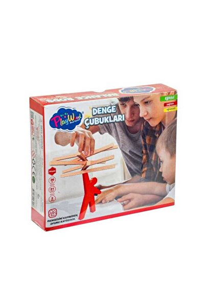 PlayWoods Eğitici Oyuncak Ahşap Denge Çubukları
