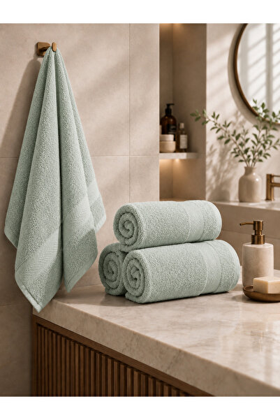 Saf By Arams 4-Piece, 100% Cotton, Bath Towel Set, 70x140 cm, 550GSM, Soft, Absorbent, and Premium Quality.