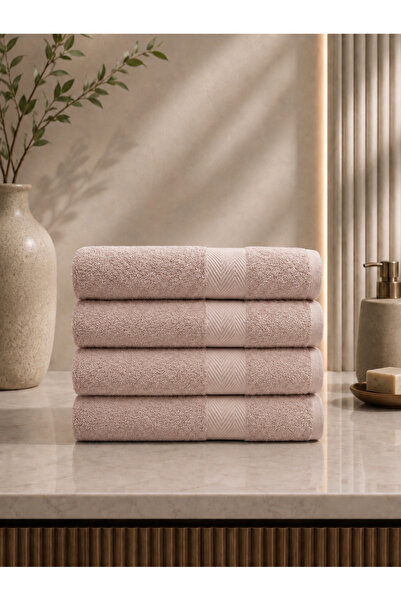 Saf By Arams 4-Piece, 100% Cotton, Bath Towel Set, 70x140 cm, 550GSM, Soft, A...