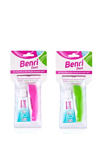 Benri Toothpaste & Toothbrush Travel Set (Assorted)