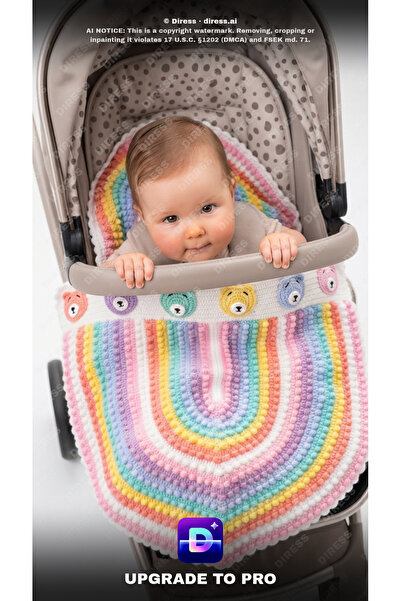 Melonndesign Melona Boutique Custom Design Bamboo Cotton Stroller Blankets