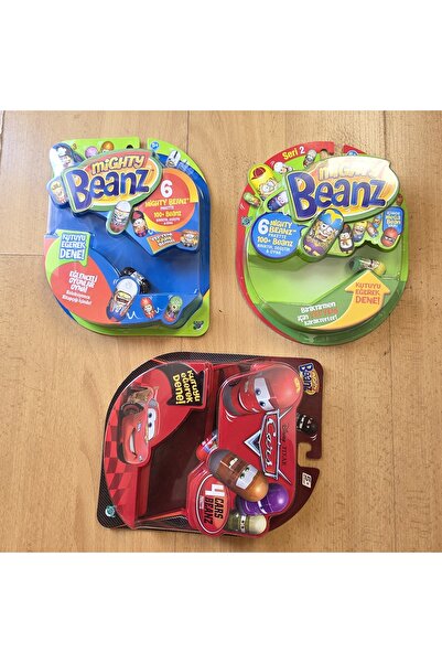 Mighty Beanz & Disney Pixar Cars Beanz Seti 3'lü Paket