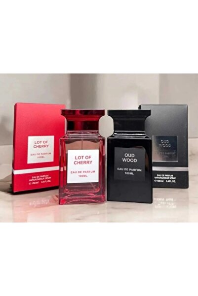 Lot of cherry Set of 2 Perfumes, Lot of Cherry 100ml Women + WOOD Perfume 100...