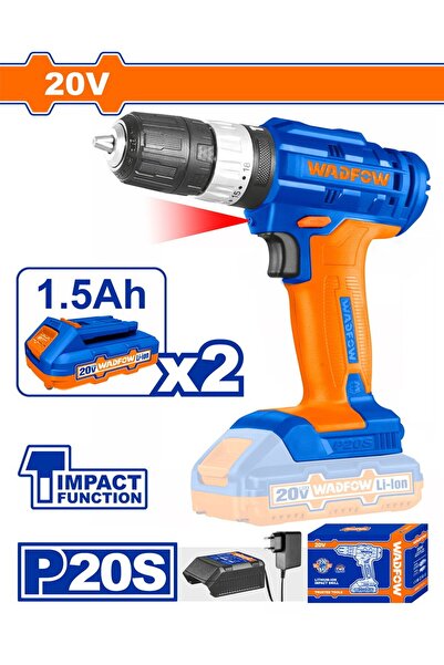 WADFOW MASINA DE GAURIT CU PERCUTIE SI ACUMULATOR 20V-2.0AH LI-ION (2 ACUMULA...