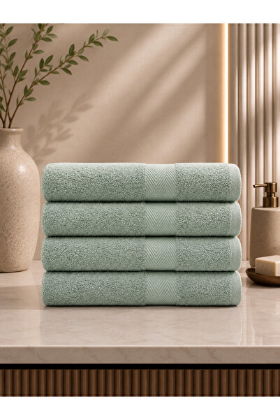 Saf By Arams 4-Piece, 100% Cotton, Bath Towel Set, 70x140 cm, 550GSM, Soft, A...