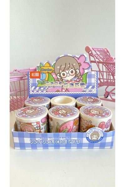 Sakura Konsept Butik Kawaii Roll Tape Sticker 1Pcs Thick Cute Girl Concept Sc...