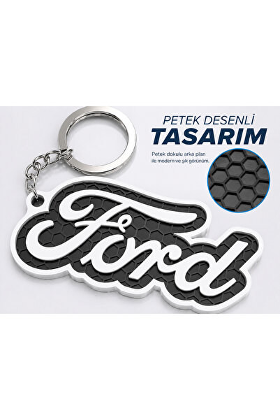 Ford Petek Desenli Anahtarlık