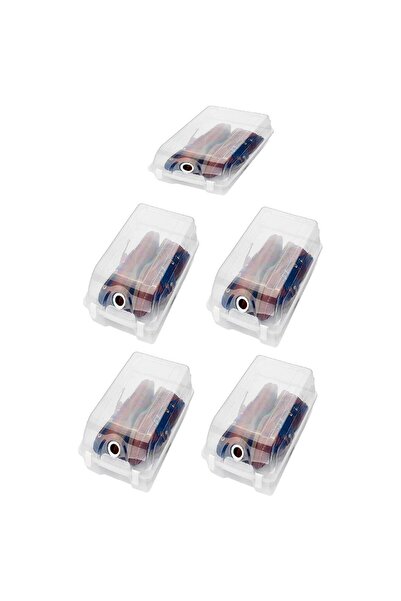 Reoona Transparent Shoe Storage Box 5-Piece Storage and Protection Box Gnd