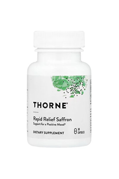 Thorne Rapid Relief Saffron, Saffron Extract Supplement, 30 Capsules Supports...