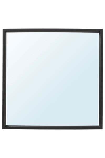 IKEA Modern Siyah Duvar Aynası 65x65 cm - Duvar/Salon Dekoratif