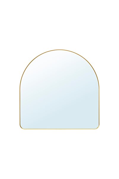IKEA Modern Altın Duvar Aynası 80x80 cm - Duvar/Salon Dekoratif