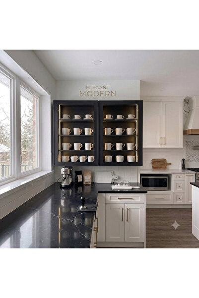 xhomedekor Elegant 70x90x25 vitrin gümüşlük kahve köşesi
