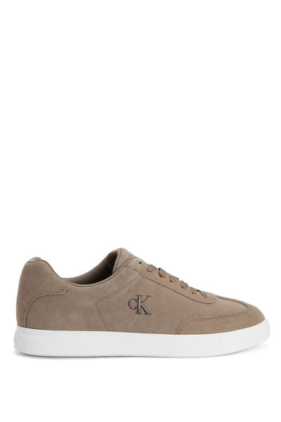 Calvin Klein Gri Erkek Süet Sneaker