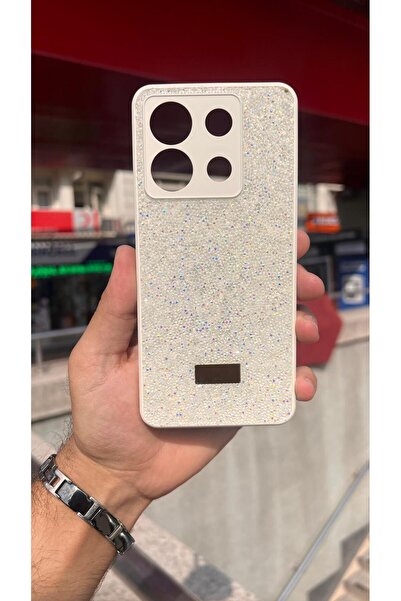 izel aksesuar Redmi Note 13 Pro 5G İçi Kadife Taşlı Işıltılı Pırlanta Silikon...