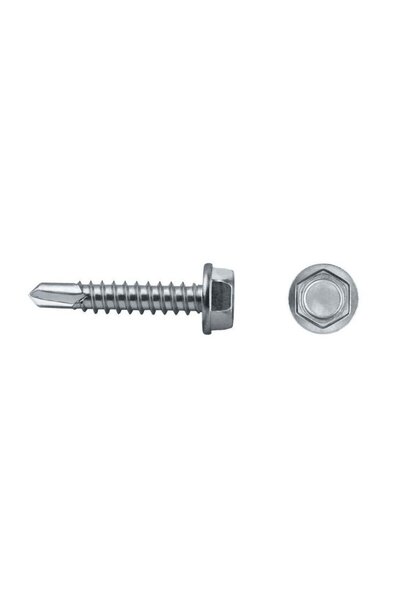 NO BRAND 6,3×32 Șurub autofiletant cap hexagonal SW10 – zincat