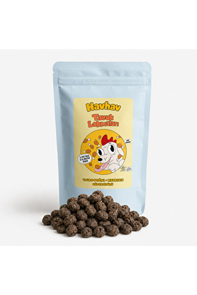 Havhav Tavuk Lokmaları 100 g – %100 Doğal, Yüksek Proteinli Air Dried Köpek Ö...
