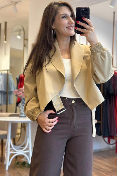 Unique Boutique Brown Soft Textured Jeans