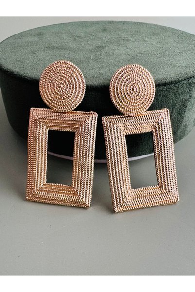 myadore Cercei statement geometrici aurii