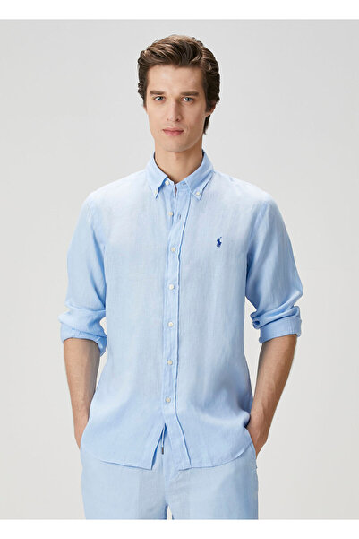 Polo Ralph Lauren Blue linen shirt