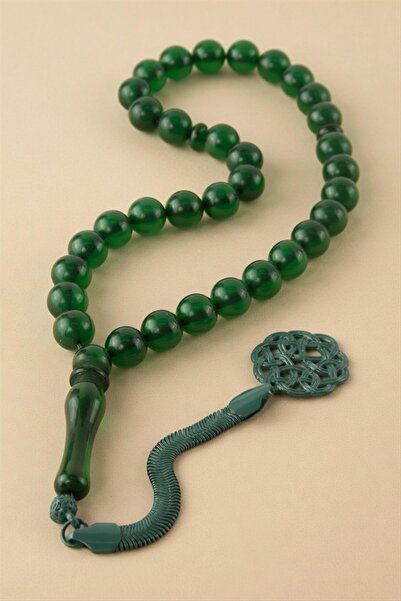 HOŞGÖR ACCESSORIES 10 mm Original Crimped Amber Prayer Beads