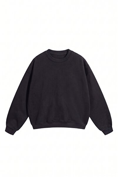 DASH WEAR Unisex Ανδρικό/Γυναικείο Φούτερ Oversize από βαμβάκι με λαιμόκοψη π...
