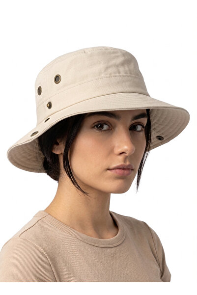STELLA VESTİNO Premium cotton gabardine safari hat - snapback cowboy bucket h...