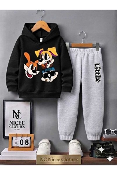 Leto Lykia Children's Tracksuit Set Unisex (Three Dogs Printed on It, Little ...