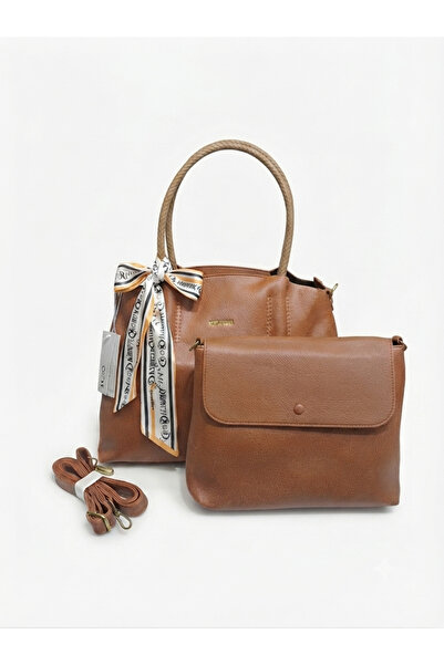 Matris VERNIKA Women’s 2-Piece PU Leather Tote & Crossbody Bag Set - 41.5x30 cm